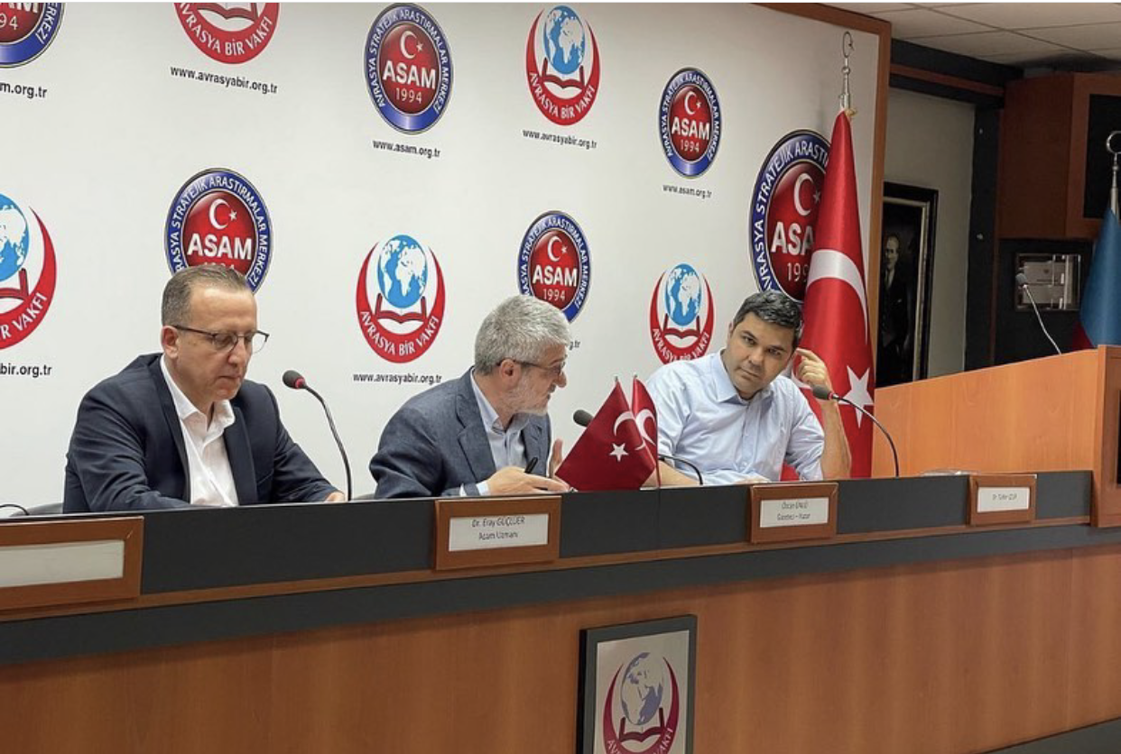 ASAM – Avrasya Bir Vakfı, Dr. Eray Güçlüer ve Dr. Türker Çelik Konferansı 