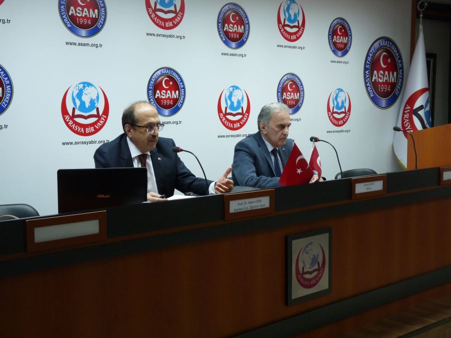 Avrasya Bir Vakfı, Prof. Dr. Adem ESEN ve Ahmet BATU Konferans Resimleri